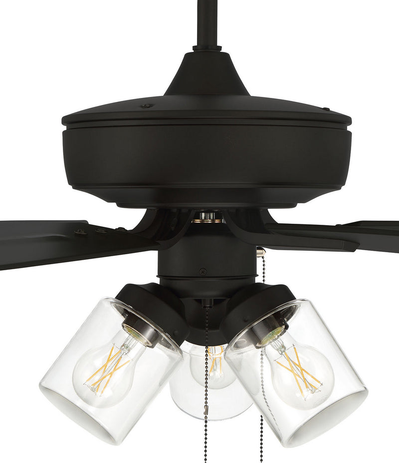 Craftmade OP104FB5 52"Outdoor Ceiling Fan, Flat Black