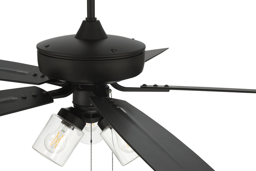 Craftmade OP104FB5 52"Outdoor Ceiling Fan, Flat Black
