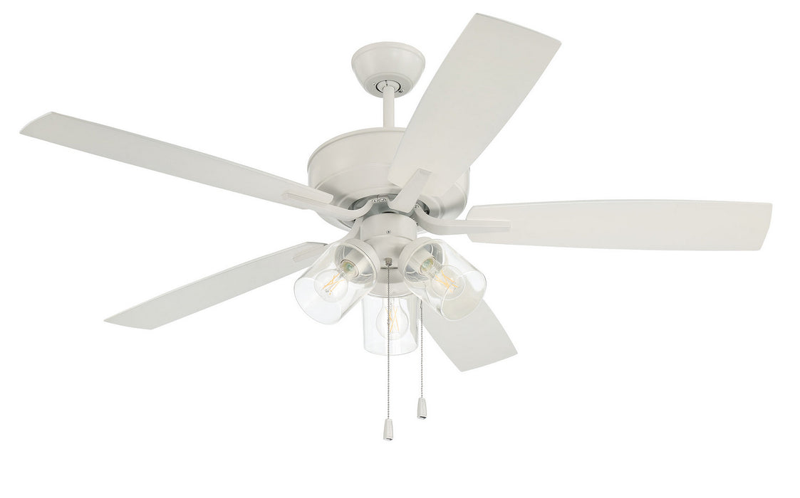Craftmade OP104W5 52"Outdoor Ceiling Fan, White