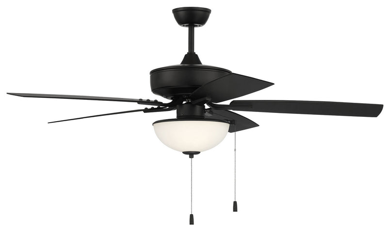 Craftmade OP211FB5 52"Outdoor Ceiling Fan, Flat Black