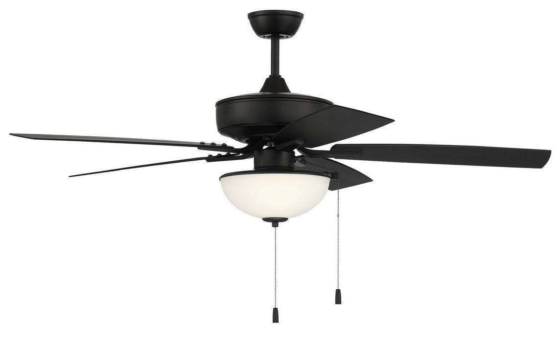 Craftmade OP211FB5 52"Outdoor Ceiling Fan, Flat Black