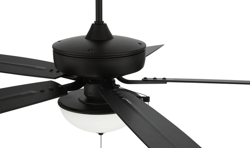 Craftmade OP211FB5 52"Outdoor Ceiling Fan, Flat Black