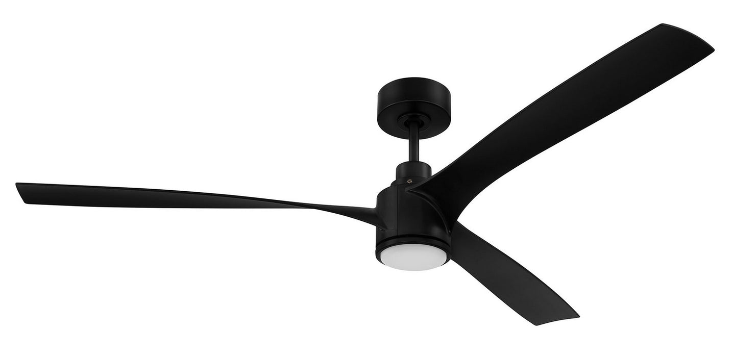 Craftmade PHB60FB3 60"Ceiling Fan, Flat Black