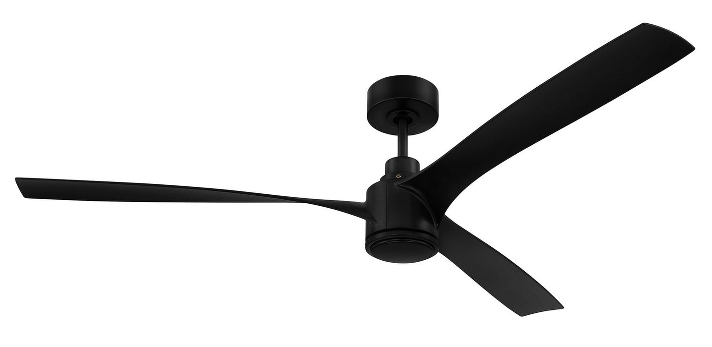 Craftmade PHB60FB3 60"Ceiling Fan, Flat Black