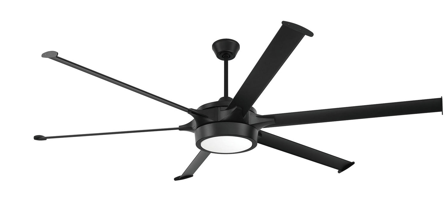 Craftmade PRT78FB6 78"Ceiling Fan, Flat Black