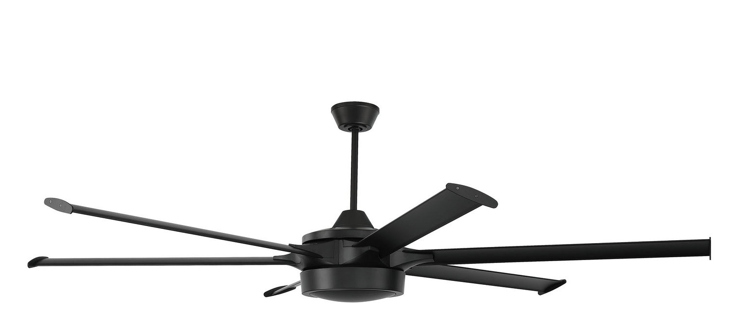 Craftmade PRT78FB6 78"Ceiling Fan, Flat Black