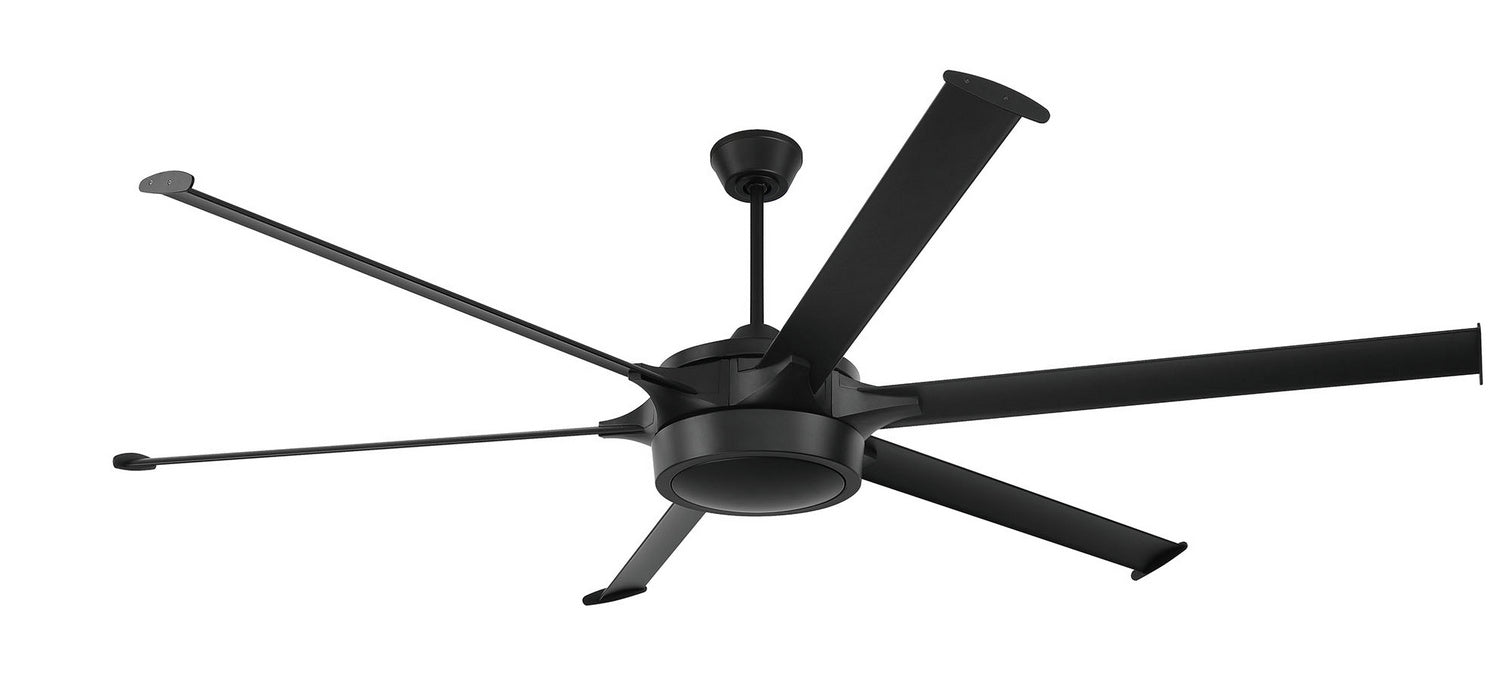 Craftmade PRT78FB6 78"Ceiling Fan, Flat Black