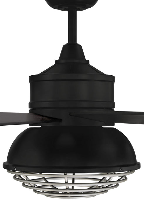 Craftmade RGD52FBPN6 52"Ceiling Fan, Flat Black / Painted Nickel
