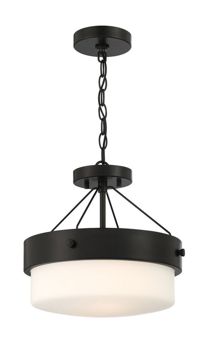 Craftmade XS3213-FB Two Light Flushmount, Flat Black
