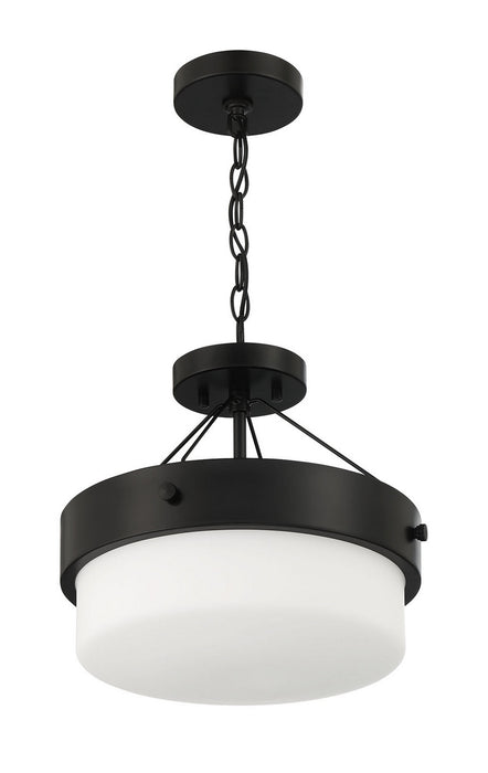 Craftmade XS3213-FB Two Light Flushmount, Flat Black