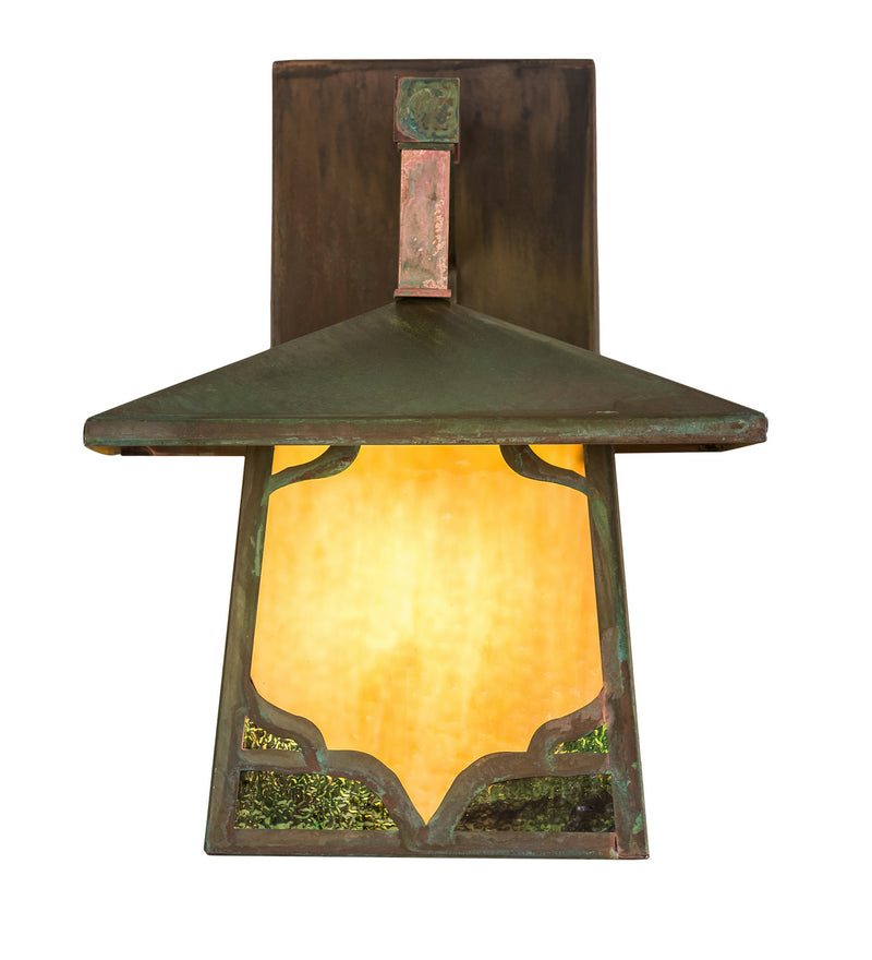 Meyda Tiffany 174808 One Light Wall Sconce, Verdi Copper