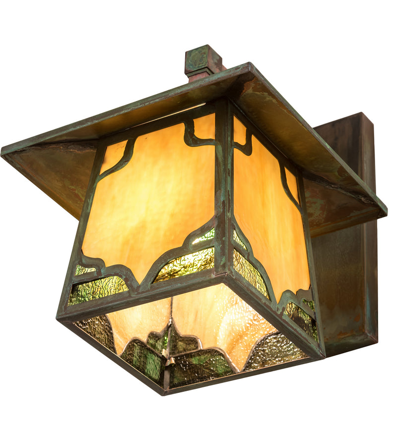 Meyda Tiffany 174808 One Light Wall Sconce, Verdi Copper