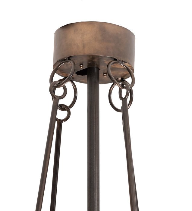 Meyda Tiffany 201993 24 Light Chandel-Air, Antique Copper