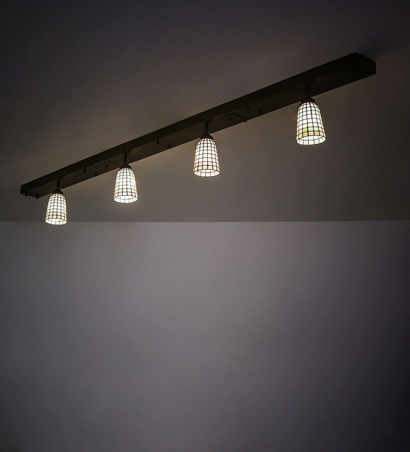 Meyda Tiffany 244162 Four Light Island Pendant, Extrerior Oil Rubbed Bronze