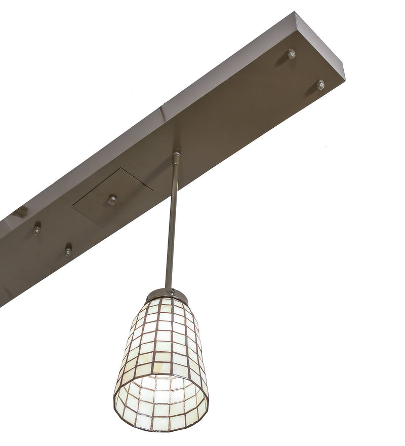 Meyda Tiffany 244163 Three Light Island Pendant, Exterior Oil Rubbed Bronze