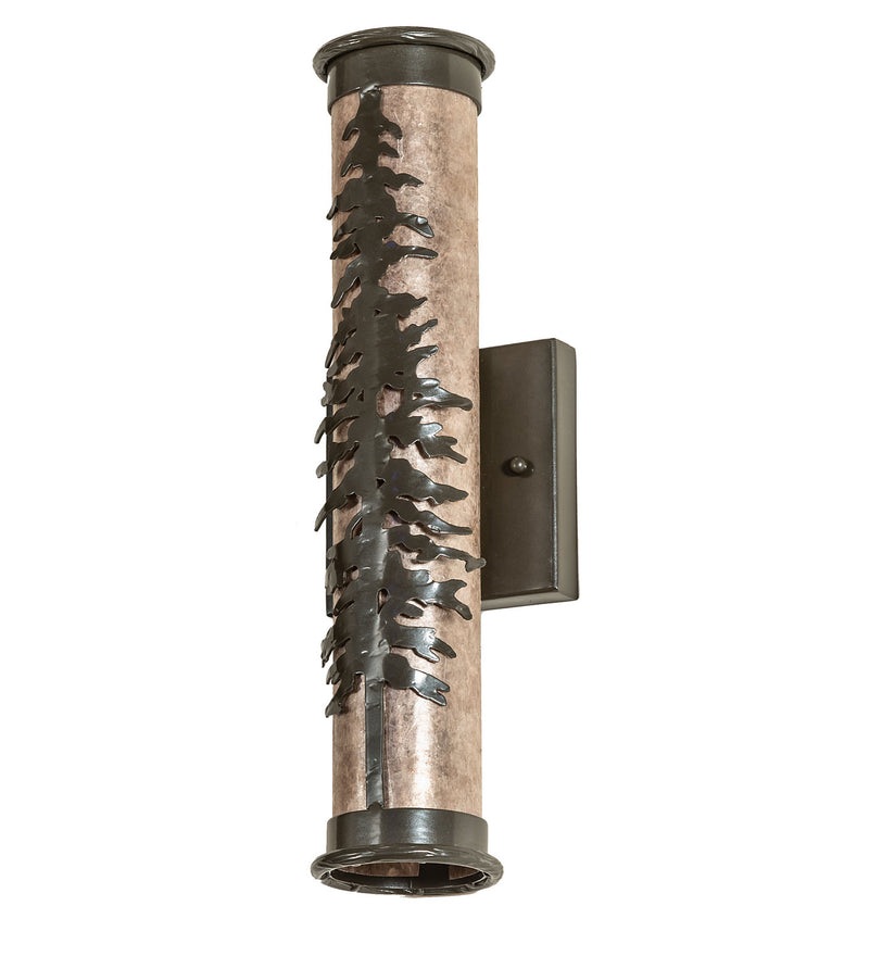 Meyda Tiffany 244176 Two Light Wall Sconce, Exterior Oil Rubbed Bronze