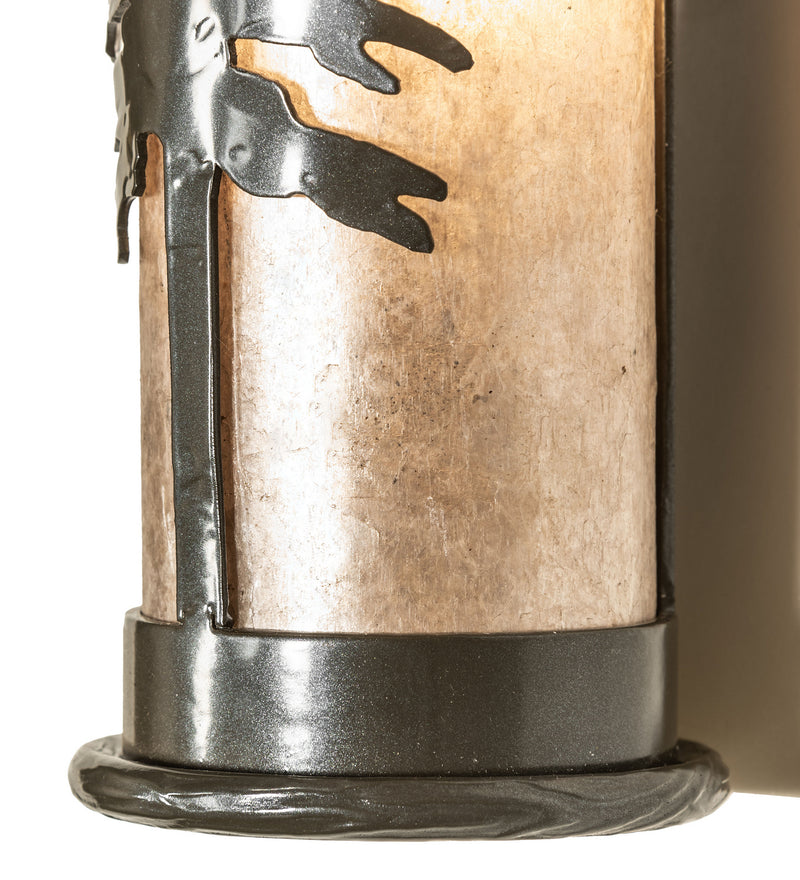 Meyda Tiffany 244176 Two Light Wall Sconce, Exterior Oil Rubbed Bronze