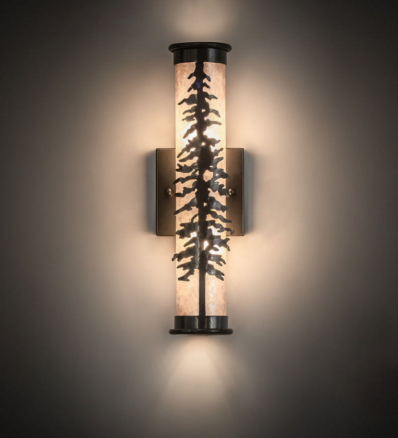 Meyda Tiffany 244176 Two Light Wall Sconce, Exterior Oil Rubbed Bronze
