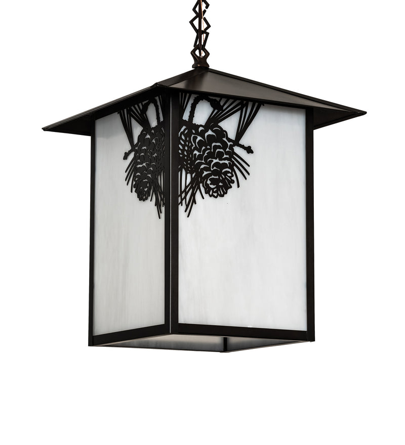 Meyda Tiffany 245258 One Light Pendant, White Glass