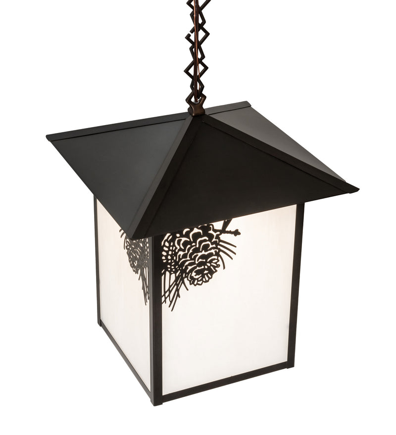Meyda Tiffany 245258 One Light Pendant, White Glass