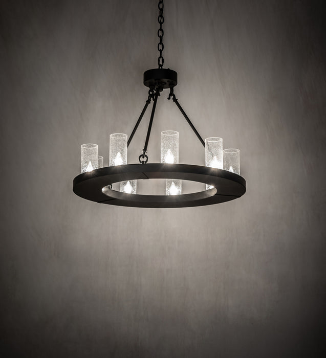 Meyda Tiffany 245878 Nine Light Chandelier, Blackwash