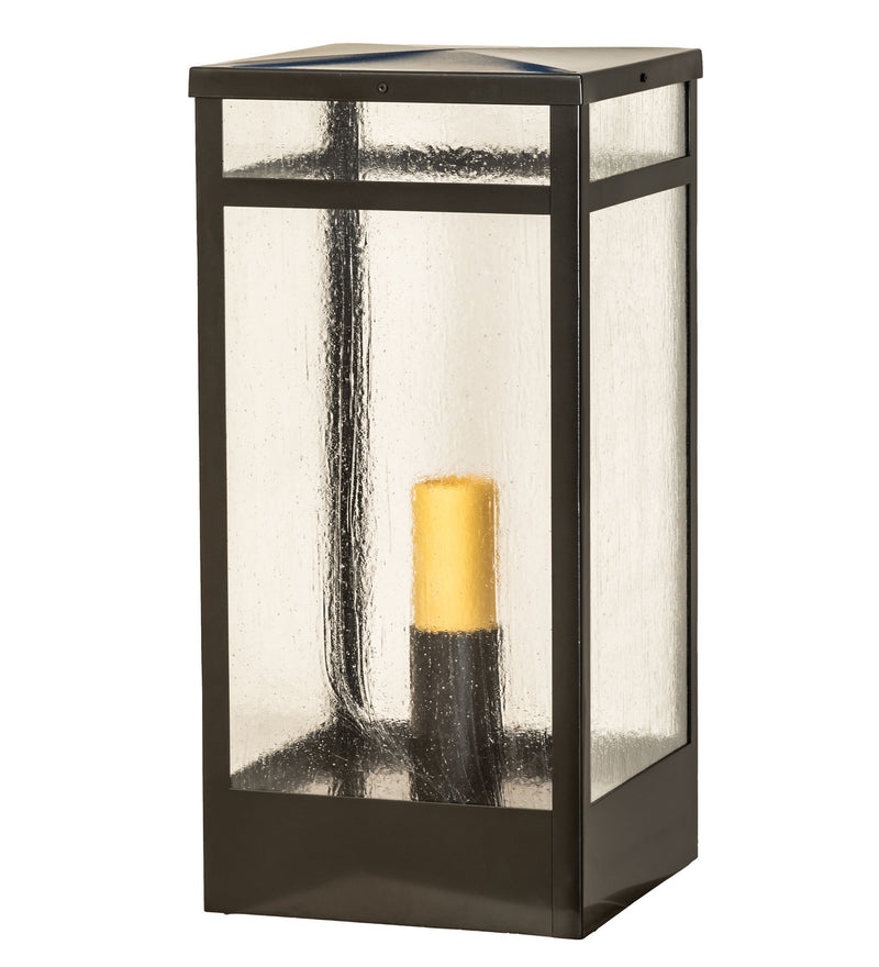 Meyda Tiffany 246629 One Light Pier Mount, Exterior Oil Rubbed Bronze