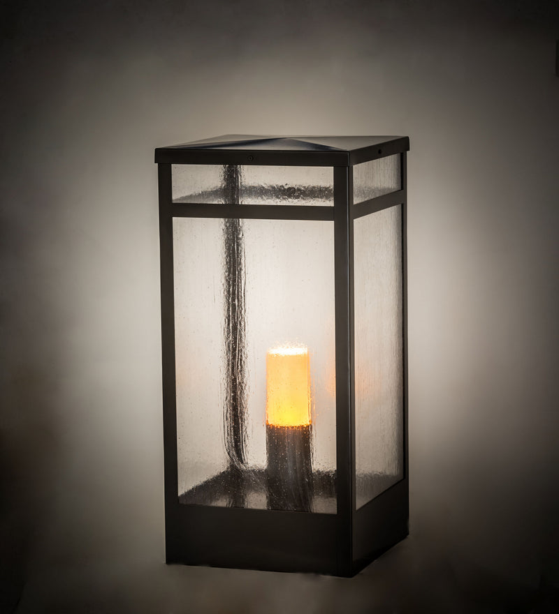Meyda Tiffany 246629 One Light Pier Mount, Exterior Oil Rubbed Bronze