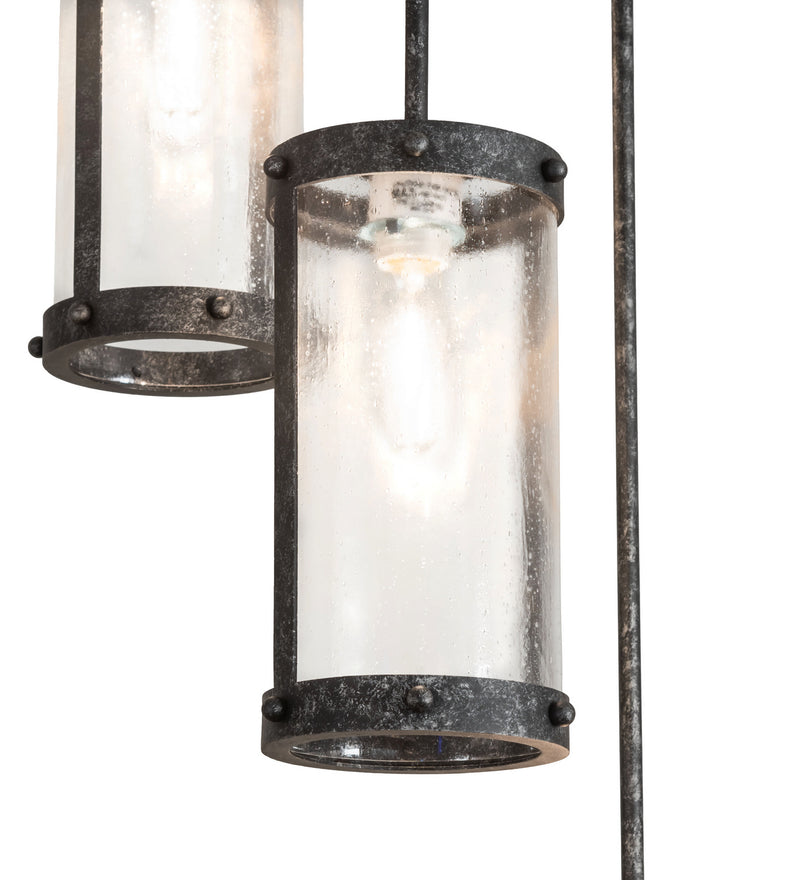 Meyda Tiffany 246760 Three Light Chandelier, Gunmetal