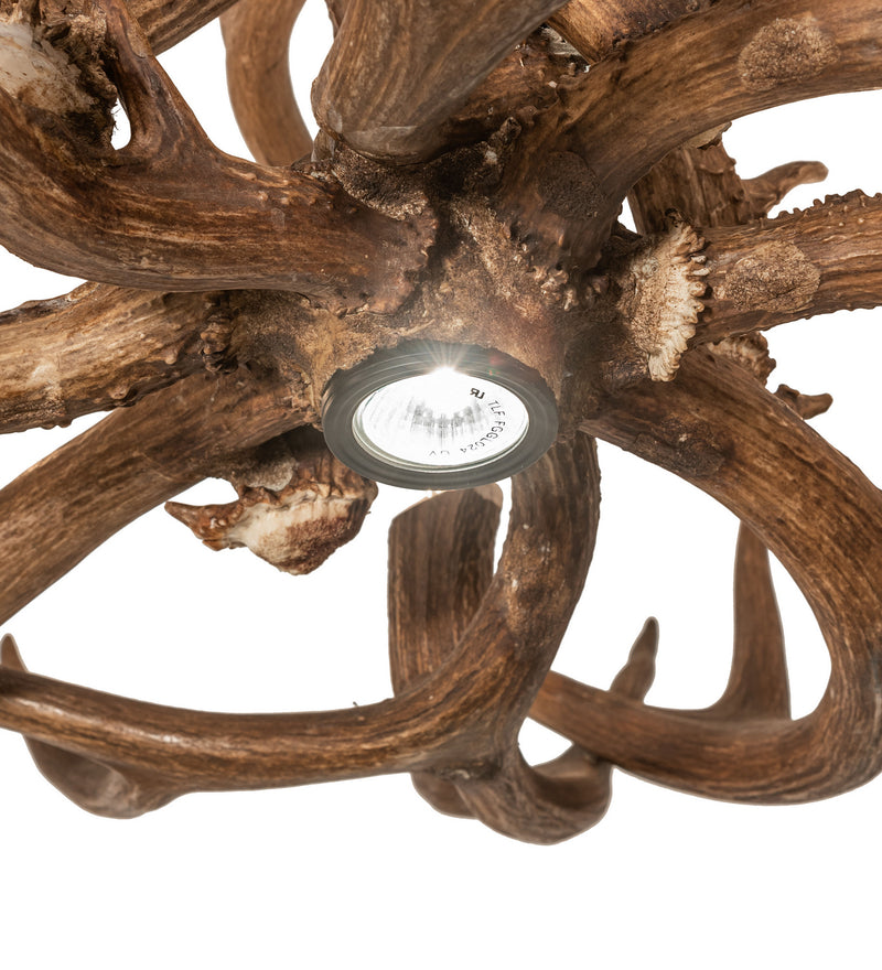 Meyda Tiffany 247856 Eight Light Chandelier, Antique Copper