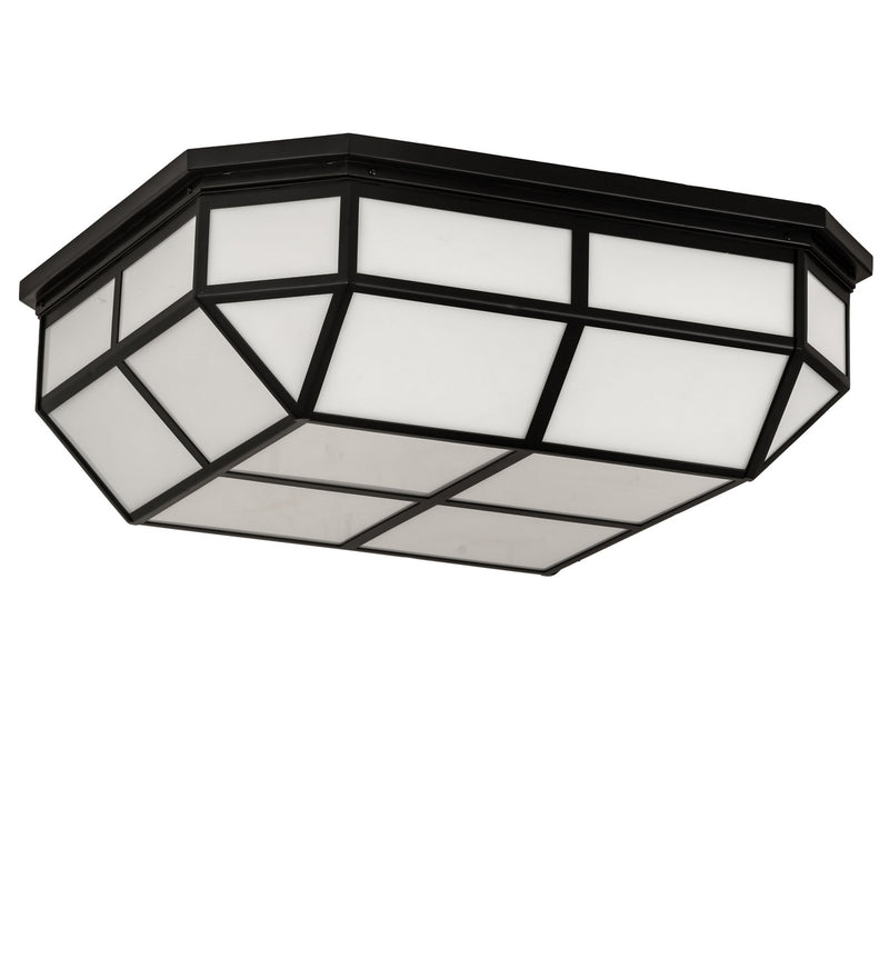Meyda Tiffany 248121 LED Flushmount, Solar Black