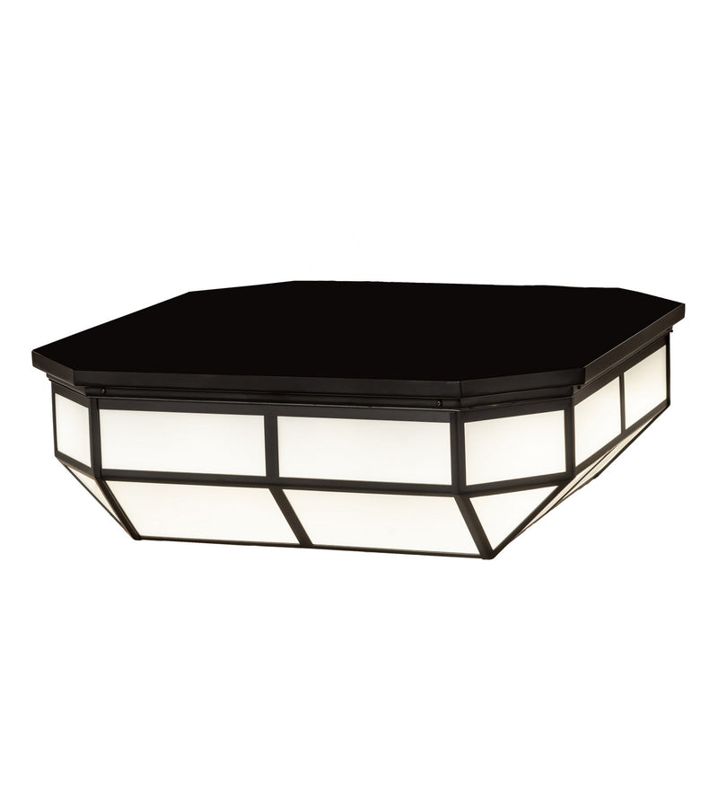 Meyda Tiffany 248121 LED Flushmount, Solar Black