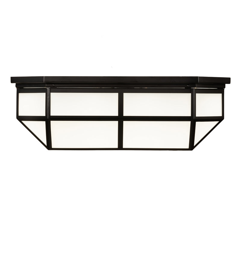 Meyda Tiffany 248121 LED Flushmount, Solar Black