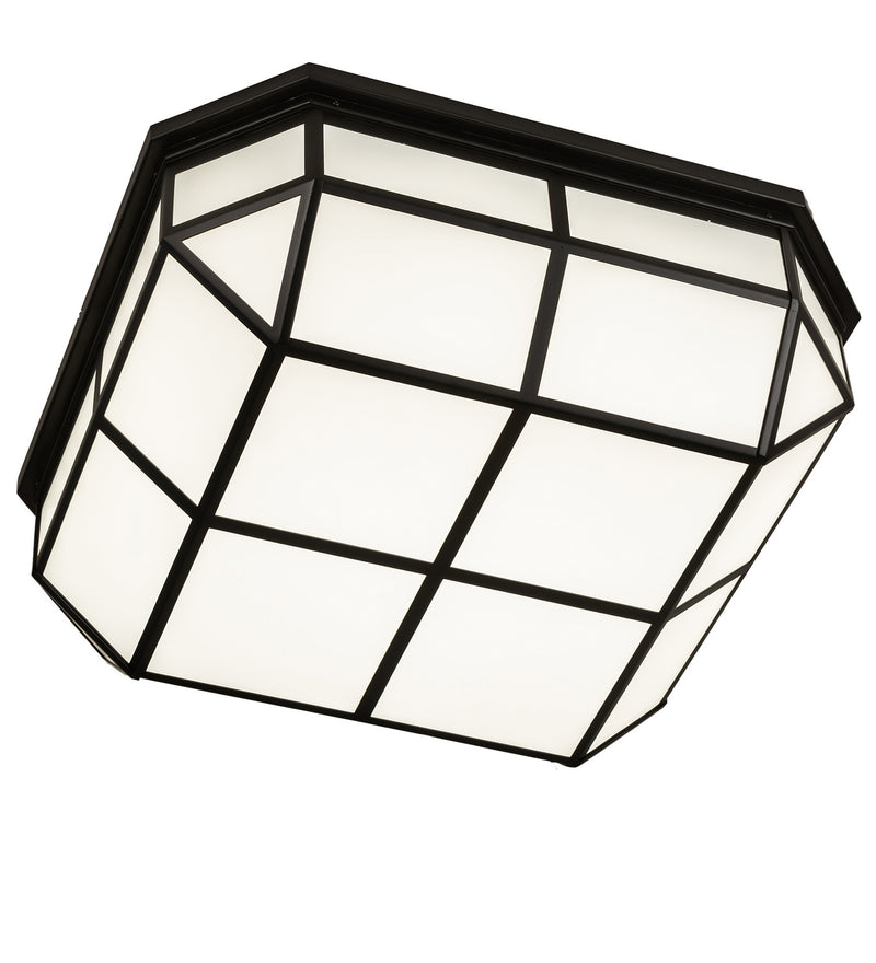 Meyda Tiffany 248121 LED Flushmount, Solar Black