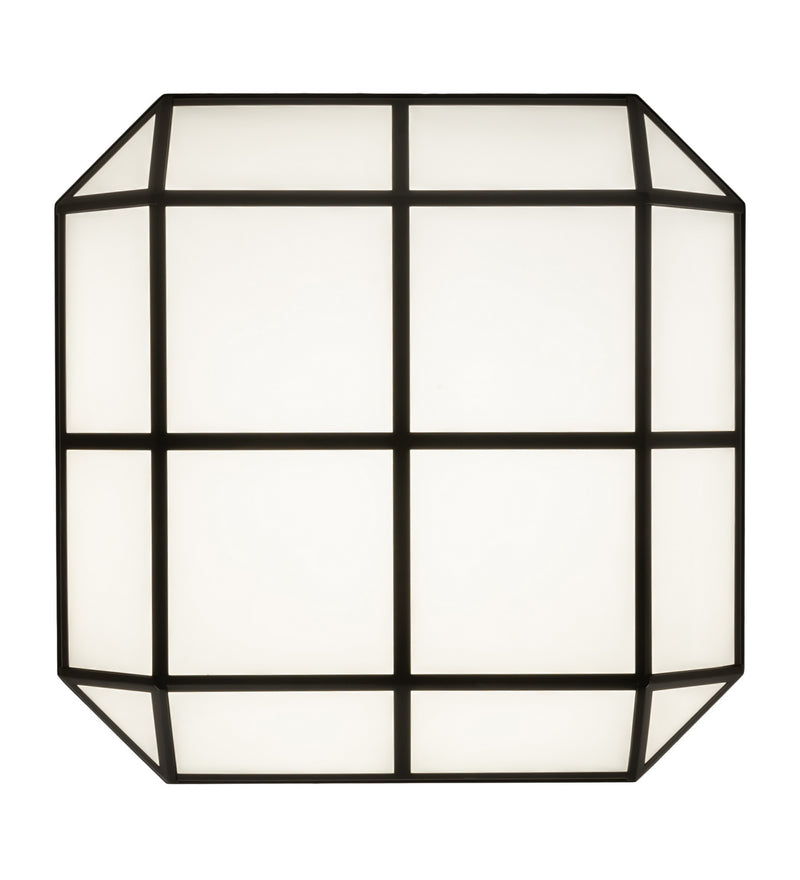 Meyda Tiffany 248121 LED Flushmount, Solar Black