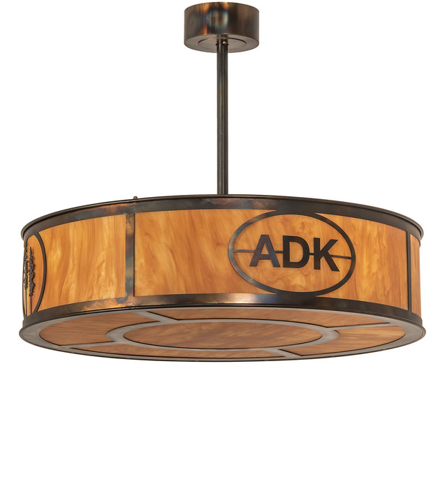 Meyda Tiffany 248310 LED Pendant, Light Burnished Antique Copper