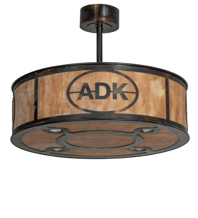 Meyda Tiffany 248313 LED Pendant, Light Burnished Antique Copper