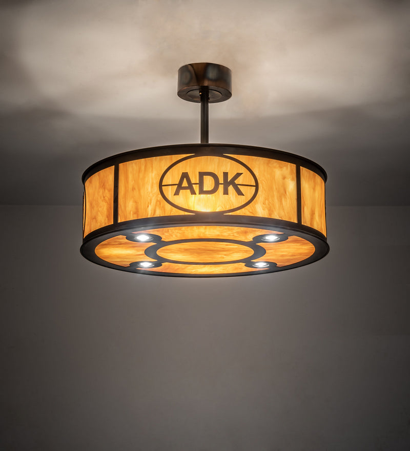Meyda Tiffany 248313 LED Pendant, Light Burnished Antique Copper