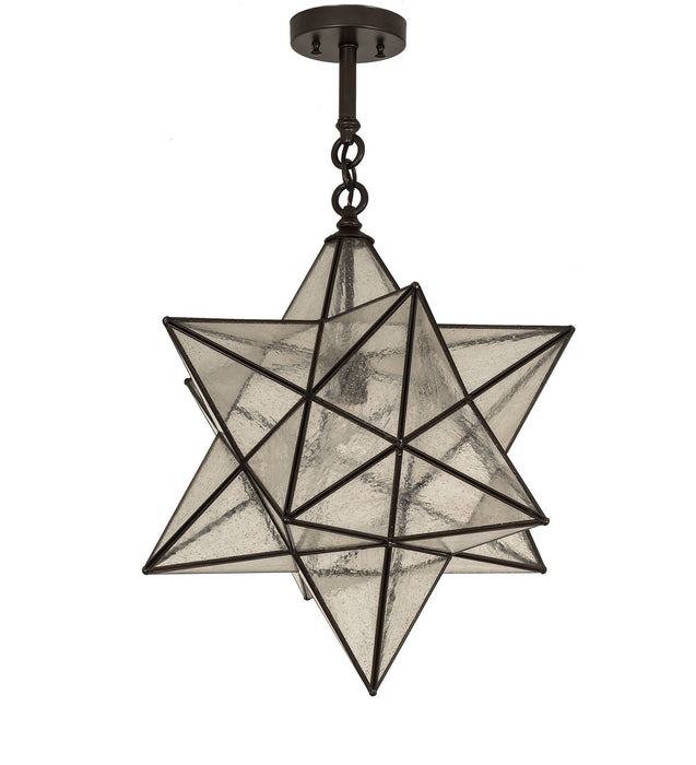 Meyda Tiffany 249905 One Light Semi-Flushmount, Craftsman Brown