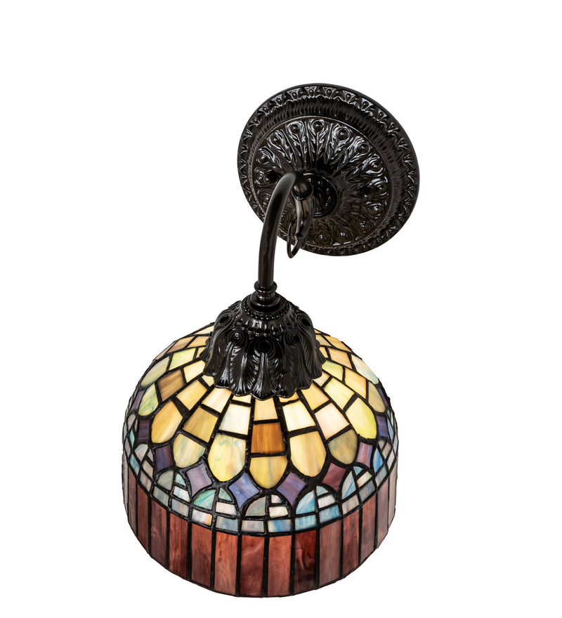 Meyda Tiffany 250016 One Light Wall Sconce, Mahogany Bronze