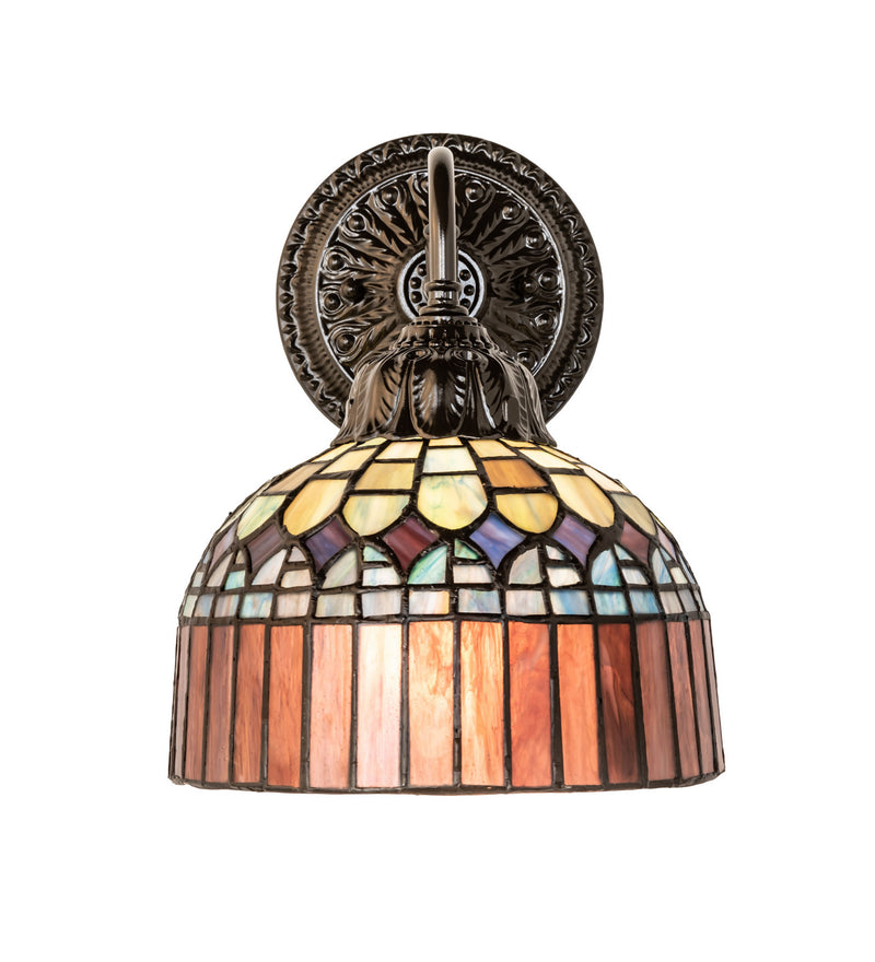 Meyda Tiffany 250016 One Light Wall Sconce, Mahogany Bronze