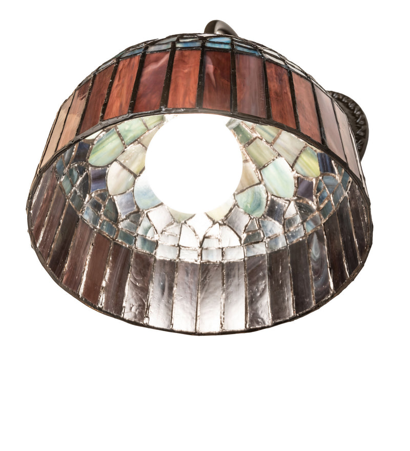 Meyda Tiffany 250016 One Light Wall Sconce, Mahogany Bronze
