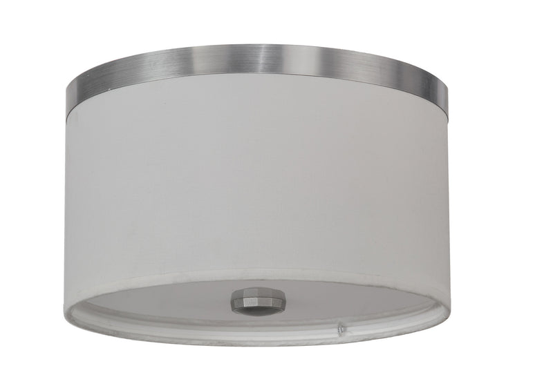 Meyda Tiffany 250329 Two Light Flushmount, Nickel