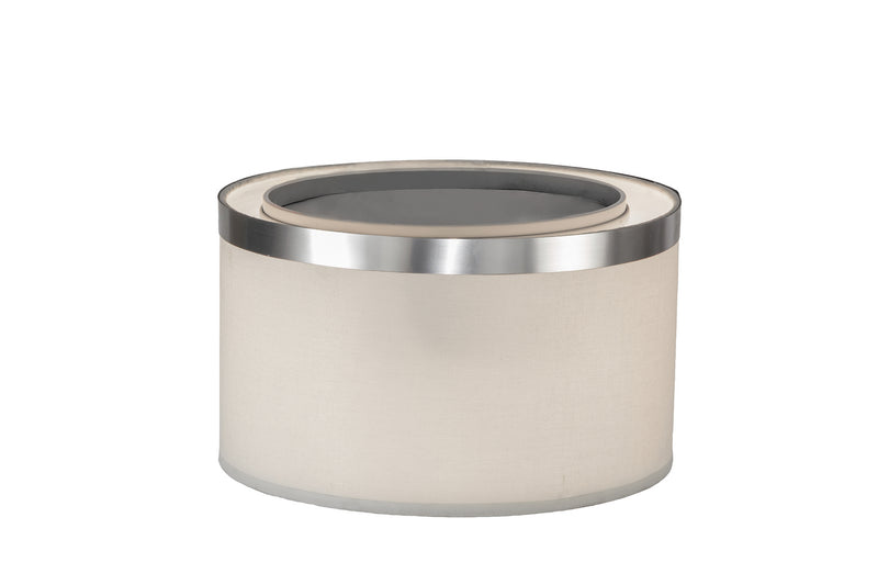 Meyda Tiffany 250329 Two Light Flushmount, Nickel