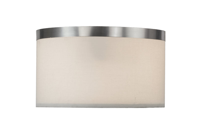 Meyda Tiffany 250329 Two Light Flushmount, Nickel
