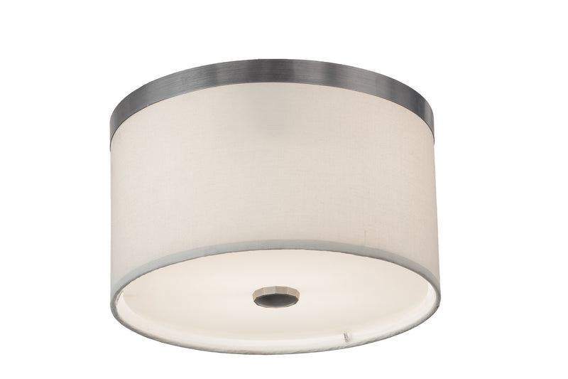 Meyda Tiffany 250329 Two Light Flushmount, Nickel