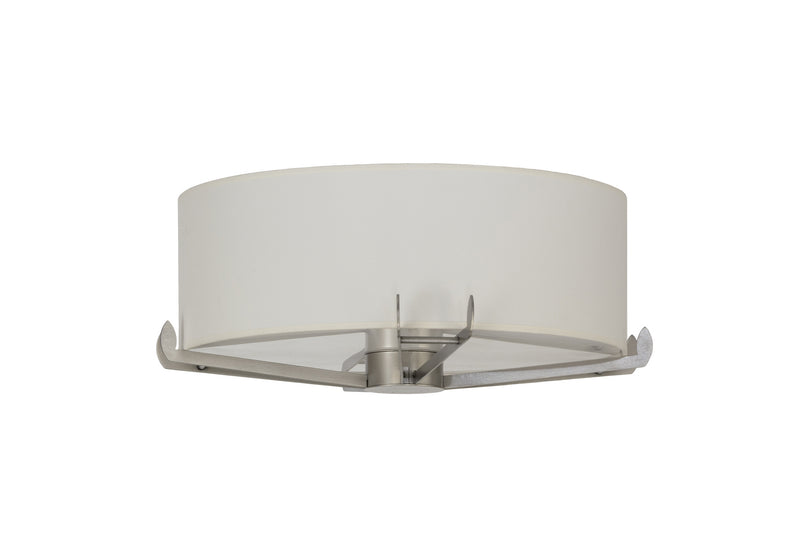Meyda Tiffany 250445 Two Light Flushmount, Brushed Nickel