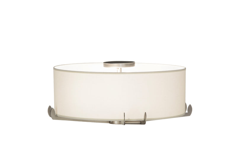 Meyda Tiffany 250445 Two Light Flushmount, Brushed Nickel