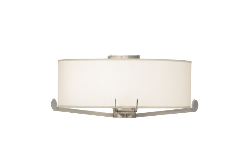 Meyda Tiffany 250445 Two Light Flushmount, Brushed Nickel