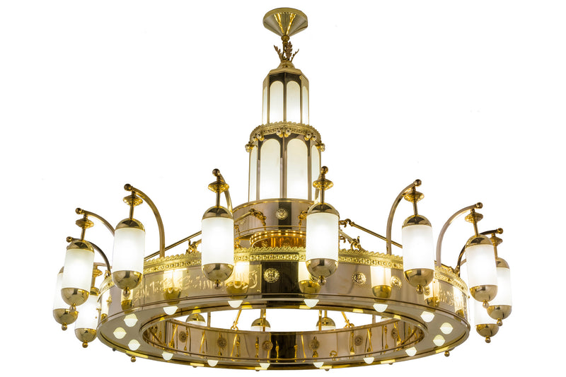 Meyda Tiffany 250553 42 Light Chandelier, With Steel Skeleton
