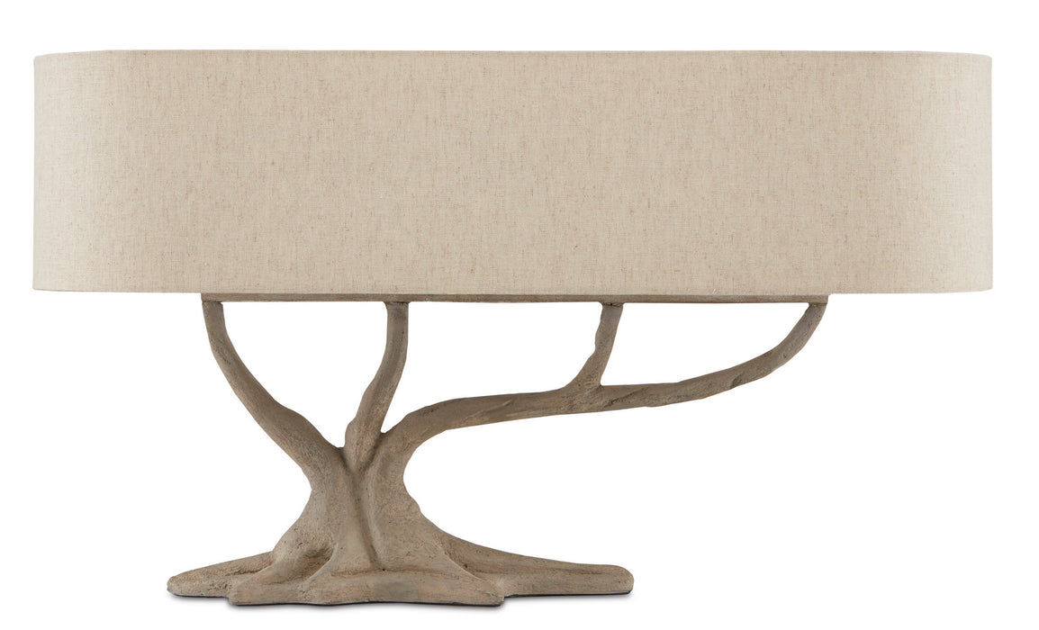 Currey and Company 6000-0755 Three Light Table Lamp, Concrete